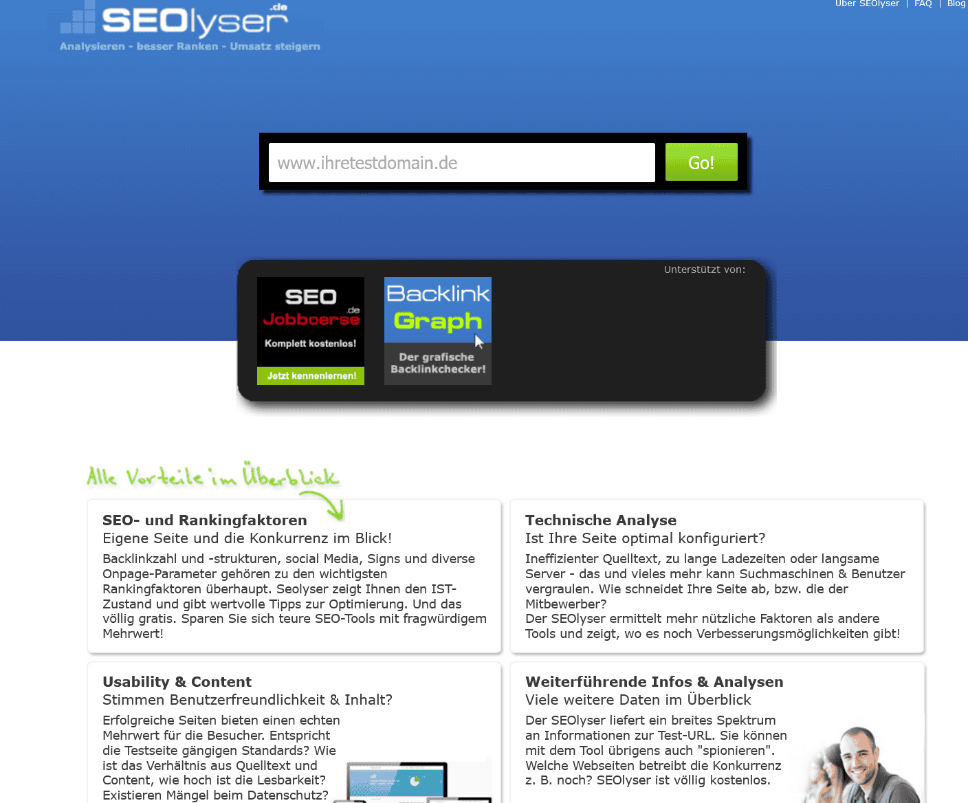 Seolyser - portofoliu programare Weblamp - servicii creare site, web design, digital marketing si SEO